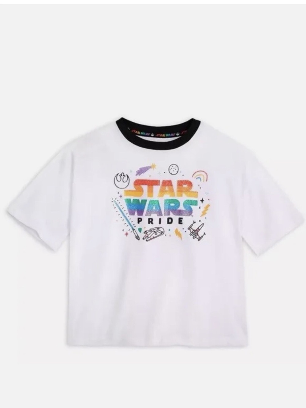 NWOT STAR WARS Pride Cropped Tshirt